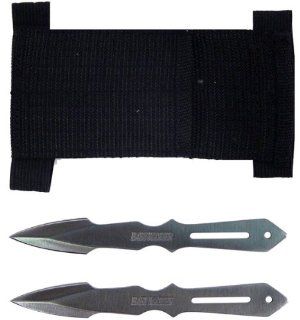 2 Piece Throwing Knives   Silver : Martial Arts Knives : Sports & Outdoors