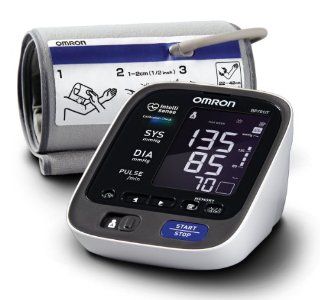 Omron 10 Plus Series Upper Arm Blood Pressure Monitor with ComFit Cuff: Health & Personal Care