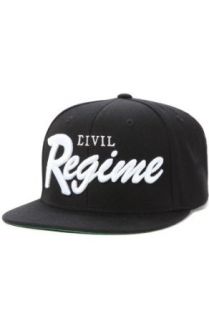 Civil Men's Regime Nation Snapback One Size Black at  Mens Clothing store Baseball Caps