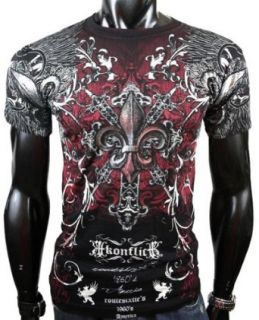 Konflict Mens T 746 Graphic Designer MMA Muscle T Shirt Black X Large at  Mens Clothing store: Fashion T Shirts