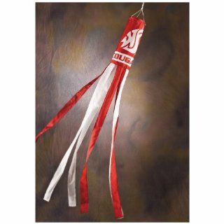 BSI Products Home Decorative Garden Lawn Outdoor Wind Chimes Gift Accessories Washington State Cougars NCAA Sports Team Logo Wind Sock  Sports Fan Wind Socks  Sports & Outdoors