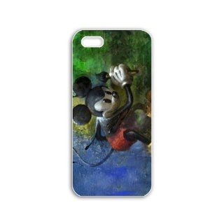 Design Iphone 5/5S Artistic Series angry mickey mouse artistic Black Case of Unique Case Cover For Guays: Cell Phones & Accessories