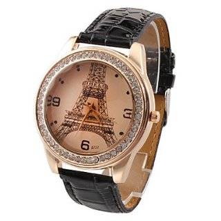 Womens Eiffel Tower Designed Analog Wrist Watch : Sports Fan Watches : Sports & Outdoors