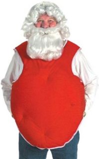 Santa Claus Suit Belly Stuffer (Red) Adult Costume Accessory: Clothing