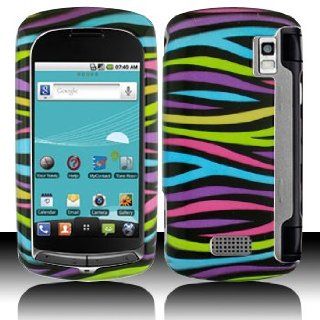 For U.S.Cellular LG Genesis US760 Accessory   Rainbow Zebra Design Hard Case Proctor Cover + Free Lf Stylus Pen: Cell Phones & Accessories