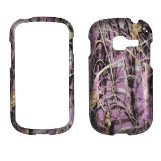 2D Pink Camo Grass Samsung Galaxy Centura S738C / Discover S730G Cricket, Net 10 Straight Talk Case Cover Hard Phone Case Snap on Cover Rubberized Touch Faceplates: Cell Phones & Accessories