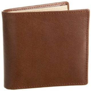 Leatherbay Double Fold Wallet With Coin Pocket,Tan,one size Shoes