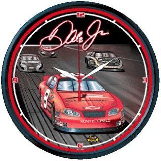 NASCAR Dale Earnhardt Jr Logo Wall Clock *SALE* : Sports Fan Wall Clocks : Sports & Outdoors