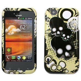 Case Protector for Mytouch LG Maxx Touch E739 (T Mobile) Phone Hard Cover Faceplate   Shadow Skulls Glossy: Cell Phones & Accessories