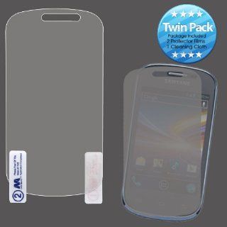 SAM R740C (Galaxy Discover)/S738C (Galaxy Centura) Screen Protector Twin Pack: Cell Phones & Accessories