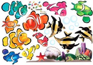 Tropical Fish Nursery/Kids Room Wall Art Sticker Decals   Childrens Wall Decor