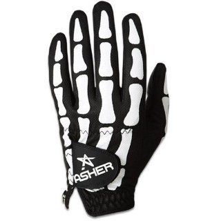 Asher Men's Deathgrip Left Hand Glove, Black, Large : Golf Gloves : Sports & Outdoors