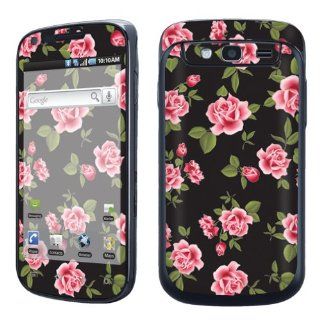 Samsung Galaxy S Blaze 4G SGH T769 Vinyl Decal Protection Skin Black Rose Garden: Cell Phones & Accessories