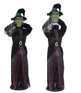Heads up Hilda 6 Foot Animated Witch   Collectible Figurines