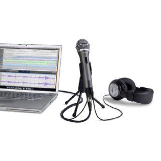 Samson Q2U Handheld Dynamic USB Microphone with Headphones and Accessories: Musical Instruments