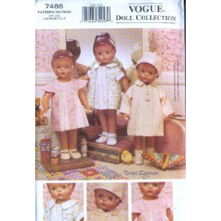 Vogue 7486   1930's Wardrobe   18 Inch Doll Clothes Pattern (Vogue Doll Collection, Also sold as Vogue 772): Teresa Layman Designs: Books