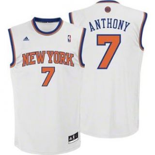 Carmelo Anthony New York Knicks White Home NBA Youth 2013 Revolution 30 Replica Jersey: Clothing