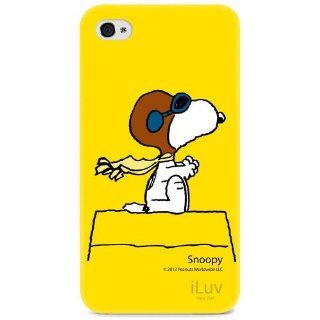 iLuv iCP751SYEL Peanuts Character Case for iPhone 4/4S (Snoopy)   1 Pack   Retail Packaging   Yellow: Cell Phones & Accessories