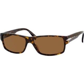 Giorgio Armani 751/S Men's Rectangular Full Rim Designer Sunglasses/Eyewear   Dark Havana/Dark Brown / Size 57/15 140: Automotive