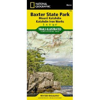 Baxter State Park / Mount Katahdin (Trails Illustrated Map #754) (Ti   Other Rec. Areas): National Geographic Maps: 9781566955850: Books