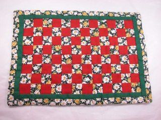 World of Miniature Bears Quilt Rug 6" x 8" #754A Made By Hand: Toys & Games