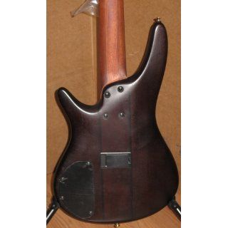Ibanez SR755 5 String Bass Guitar Flat Brown Sunburst: Musical Instruments