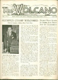 Olympic Bobsledder Francis Tyler THE VOLCANO 5 1948.: Entertainment Collectibles
