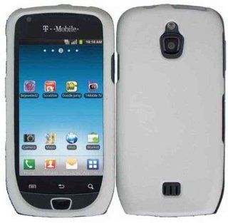 White Hard Cover Case for Samsung Exhibit 4G SGH T759: Cell Phones & Accessories