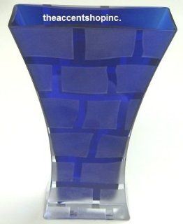 Badash Crystal 11" Cobalt Vase (CD764)   Decorative Vases
