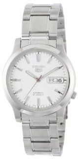 Seiko Men's SNK789 Seiko 5 Automatic White Dial Stainless Steel Bracelet Watch: Seiko: Watches
