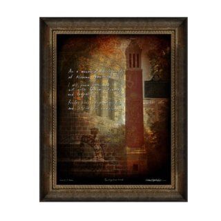 Alabama Crimson Tide Artwork "Capstone Creed" 30"x40" Framed Canvas : Sports Fan Prints And Posters : Sports & Outdoors