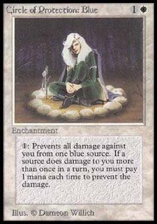 Magic the Gathering: Circle of Protection: Blue   Beta: Toys & Games