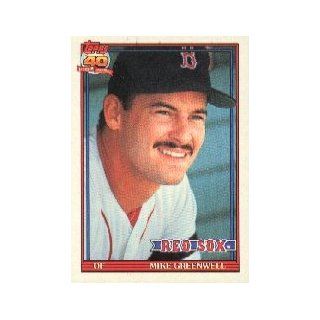 1991 Topps #792 Mike Greenwell: Sports Collectibles
