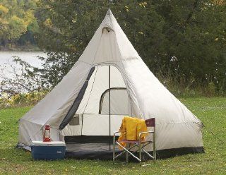 Guide Gear Single   pole Wigwam Tent Sports & Outdoors