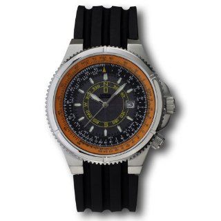 National Geographic Men's NB771C Aviator Solar Slide Rule Bezel Watch: Watches