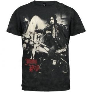 Led Zeppelin   Mens Page Yardbird Tie Dye T Shirt Large Black: Fashion T Shirts: Clothing