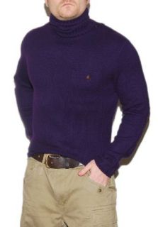 Polo Ralph Lauren Mens Cashmere Turtleneck Sweater Purple XL at  Mens Clothing store: Pullover Sweaters