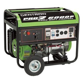 All Power America Propane Generator with Electric Start   6000 Surge Watts, 5000 Rated Watts, CARB Compliant, Model# GG6000P: Patio, Lawn & Garden