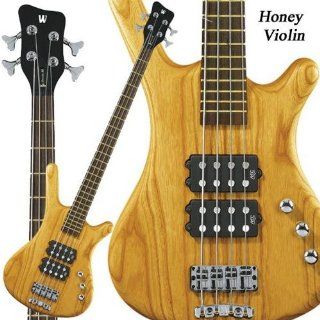 Warwick Rock Bass Corvette $$ 4 String Bass (Honey Violin): Musical Instruments