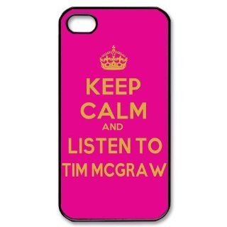Custom Tim Mcgraw Cover Case for iPhone 4 WX7372 Cell Phones & Accessories
