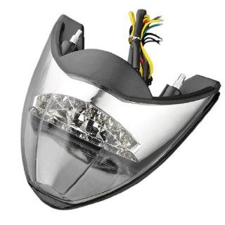 Crystal Clear Lens Integrated 32 LED Taillight Turn Signal Light Running Brake Stop Lighting Direct Fit for KTM 950 LC8 Adventure 2003 2005 03 04 05: Automotive