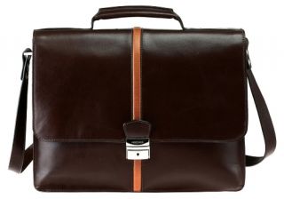 Hidesign by Scully Computer Brief   Brown   Briefcases & Attaches