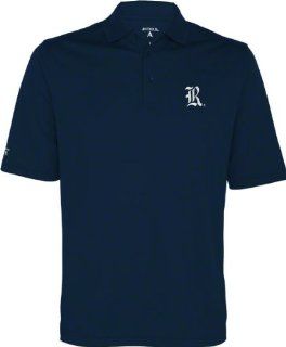 Rice Owls Navy Exceed Desert Dry Polo Shirt : Sports Fan Polo Shirts : Sports & Outdoors