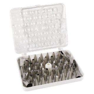 Ateco 783 55 Piece Stainless Steel Pastry Tube Decorating Set (August Thomsen) Kitchen & Dining