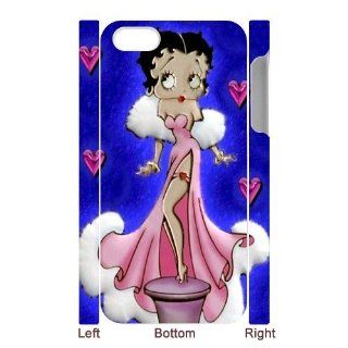 Custom Betty Boop 3D Cover Case for IPhone 5/5s WIP 807: Cell Phones & Accessories