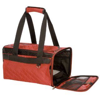 Ultimate Pet Carrier in Red with Black Trim Size: Large : Soft Sided Pet Carriers : Pet Supplies