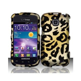 Yellow Cheetah Hard Cover Case for Samsung Illusion SCH i110 Cell Phones & Accessories