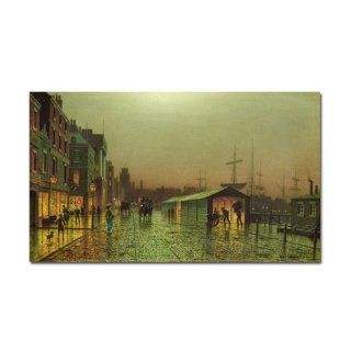 Trademark Fine Art Liverpool Docks II by John Grimshaw Canvas Wall Art, 14 by 24 Inch   Prints
