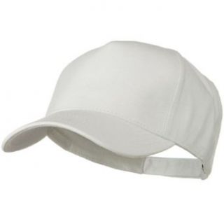 Comfy Cotton Jersey Knit 5 Panel Cap   White at  Mens Clothing store: Baseball Caps