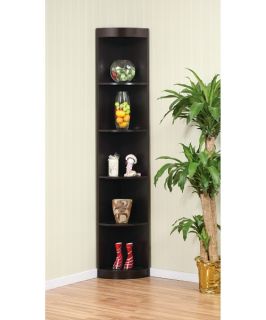 Enitial Lab Corner 5 shelf Display Stand/Bookshelf   Bookcases